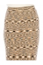 Camel Abstract Pattern Skirt