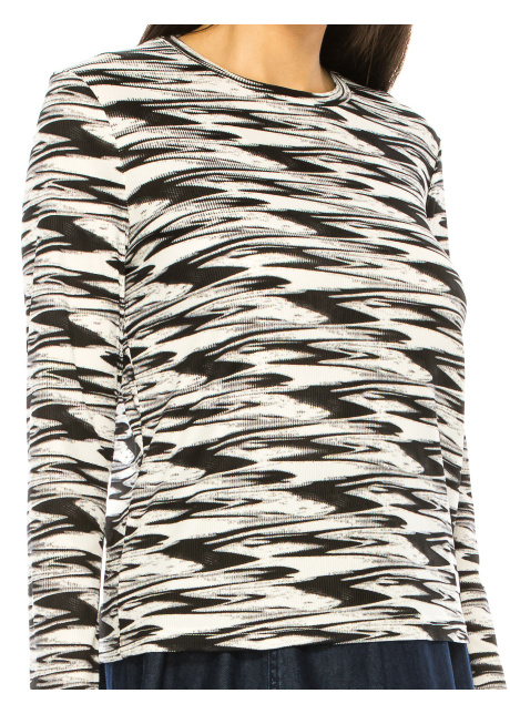 Multi Printed Long Sleeve T-Shirt