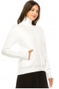 White Cardigan With Inner Pockets
