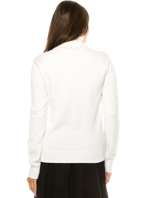 White Cardigan With Inner Pockets