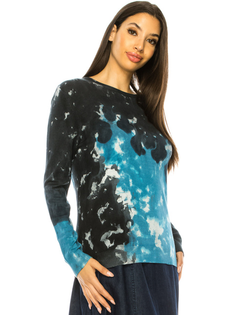 Multi And Blue Tie Dye Sweater