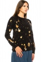 Black Sweater with Gold Spots