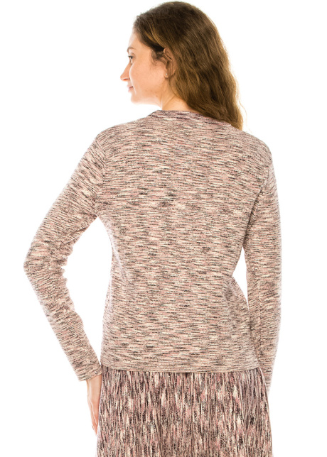 Pink Abstract Pattern Sweater