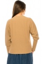 Camel Leg-Of-Mutton Long Sleeve T-Shirt