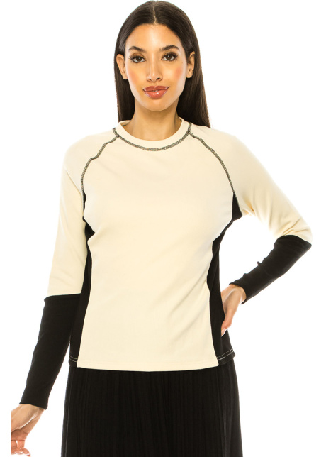 T-Shirt S3009-Cream