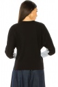 Blue And Black Long Sleeves T-Shirt