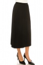 Classic Pleated Black Skirt