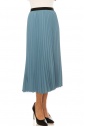 Classic Pleated Blue Skirt