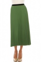 Classic Pleated Green Skirt