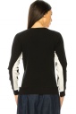 Long Sleeve T-Shirt in Black And White
