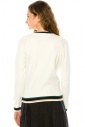 White Long Sleeve T-Shirt With Side Zipper