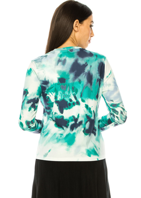 Crew Neck Tie-Dye Long Sleeve T-Shirt