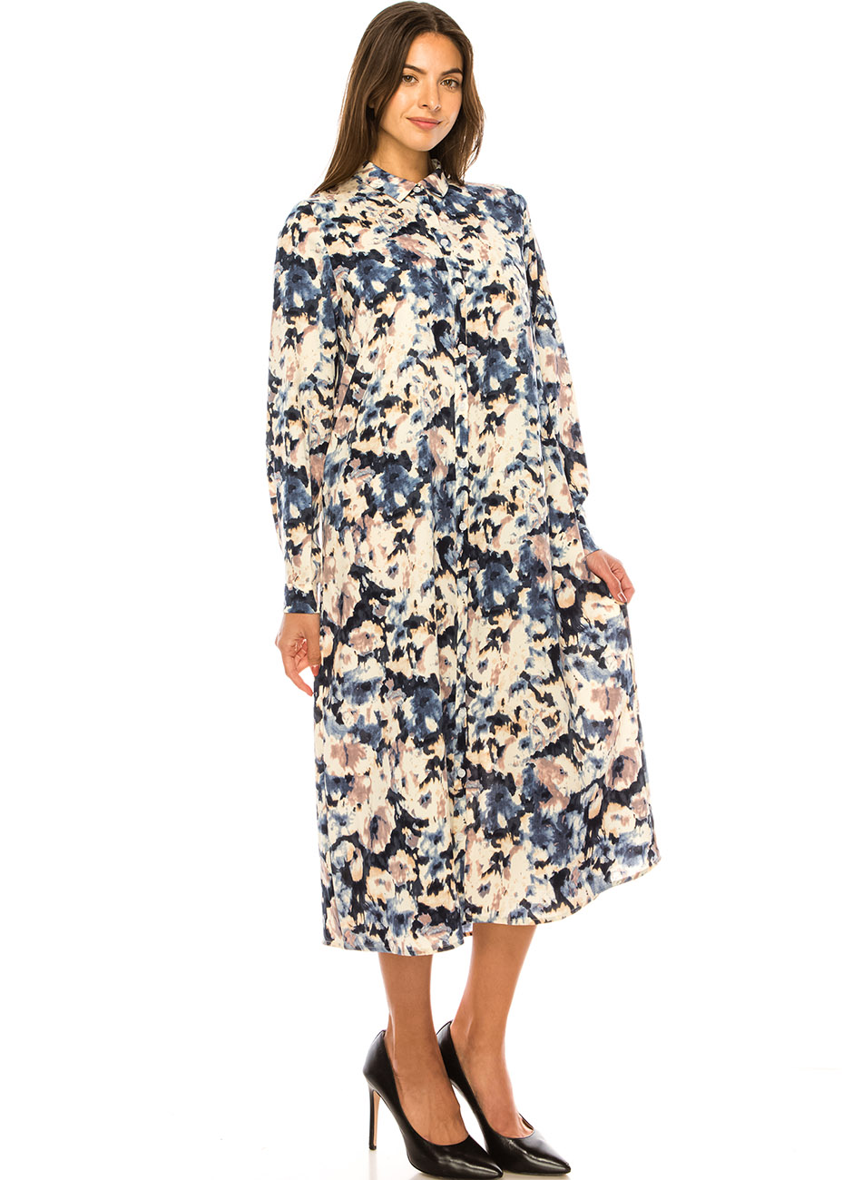 Bluebell Echo Long Sleeve Dress | Modest Women Clothing - YAL New York