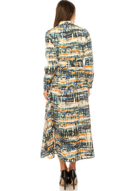 Vernal Vision Belted Dress