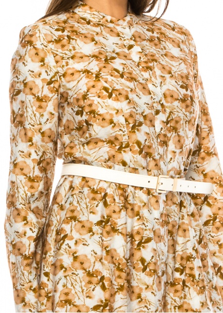 Cinnamon Floral Maxi Dress - Classic Modesty