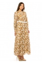 Cinnamon Floral Maxi Dress - Classic Modesty