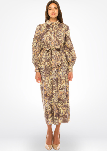 Amethyst Flourish Dress - Timeless Grace