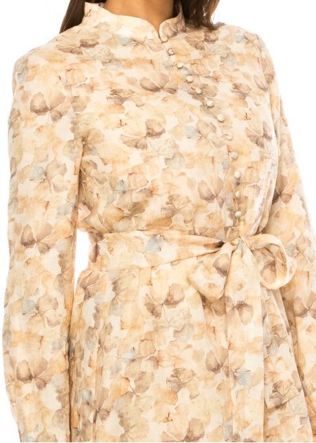Sandy Floral Dream Dress - Elegant Simplicity