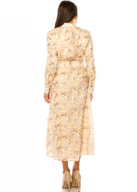 Sandy Floral Dream Dress - Elegant Simplicity