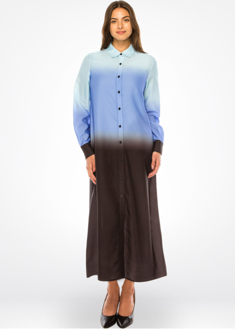 Midnight to Dawn Gradient Dress