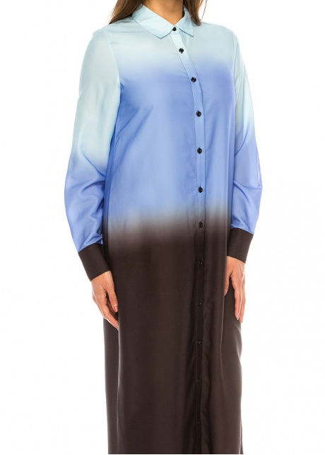 Midnight to Dawn Gradient Dress