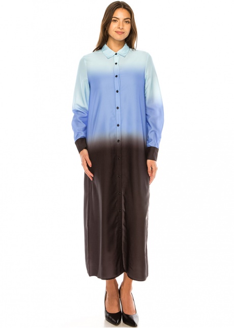 Midnight to Dawn Gradient Dress