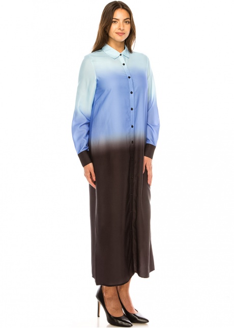 Midnight to Dawn Gradient Dress