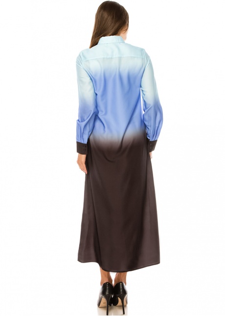Midnight to Dawn Gradient Dress