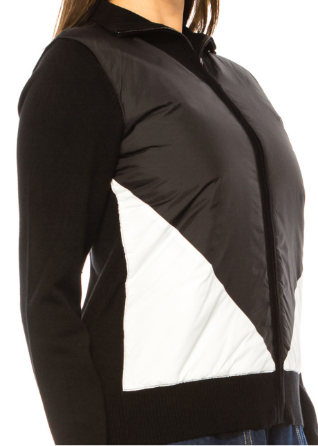 Geo Quilt Panel Cardigan