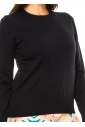 Onyx Whisper Classic Sweater Black