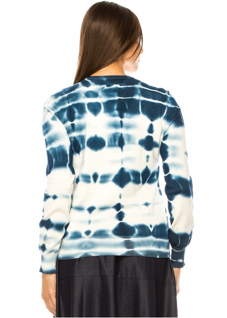 Oceanic Tie-Dye Knit Pullover