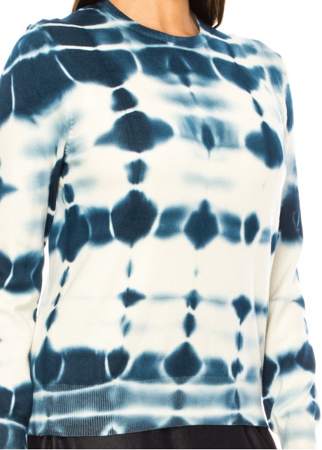 Oceanic Tie-Dye Knit Pullover