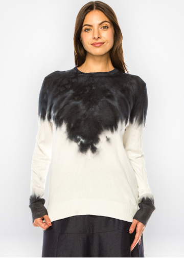 Midnight Cascade Ombre Sweater