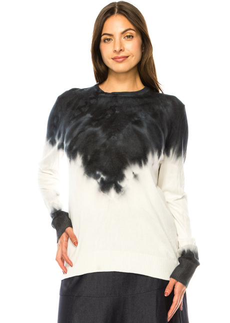 Midnight Cascade Ombre Sweater