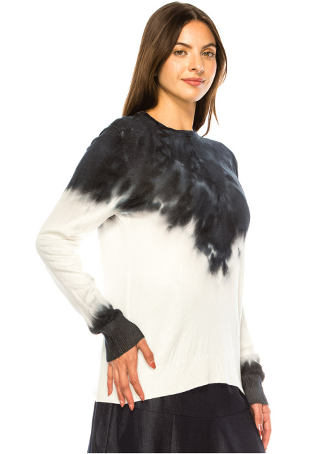 Midnight Cascade Ombre Sweater
