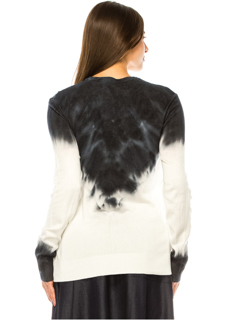 Midnight Cascade Ombre Sweater