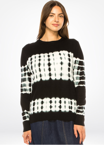 Ink Splash Tie-Dye Sweater