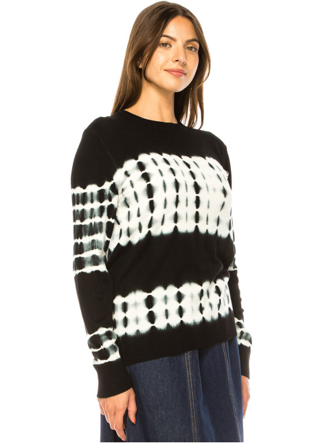 Ink Splash Tie-Dye Sweater