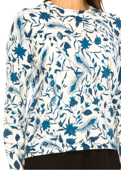 Sapphire Botanica Knit Sweater