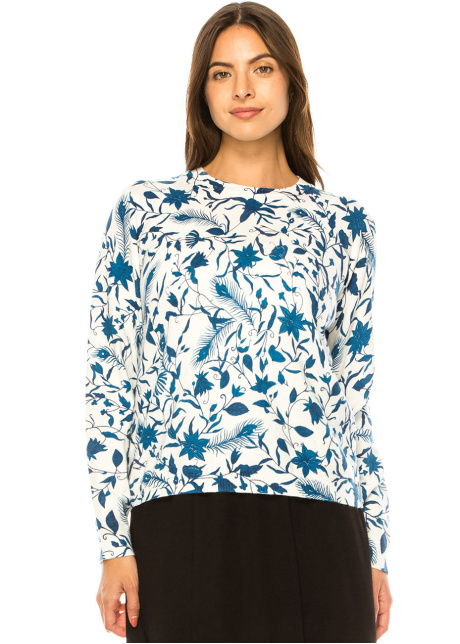 Sapphire Botanica Knit Sweater