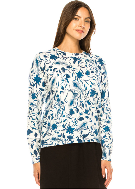 Sapphire Botanica Knit Sweater
