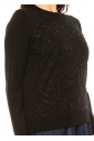 Noir Glitz Patterned Sweater