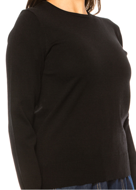 Simplicity Chic Black Sweater