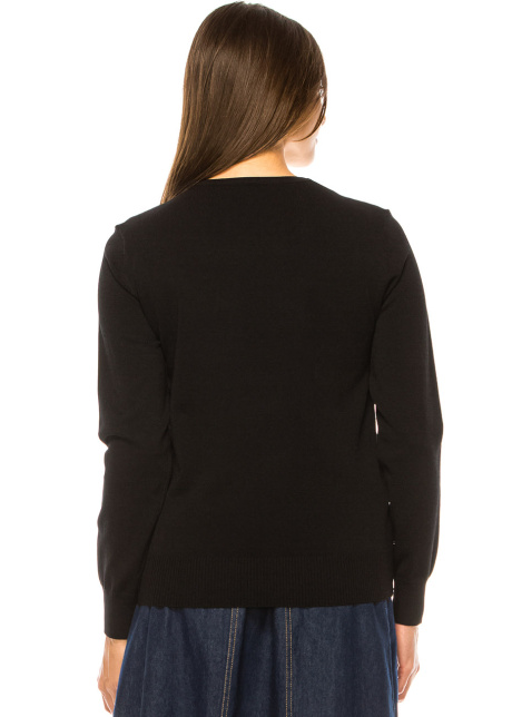 Simplicity Chic Black Sweater