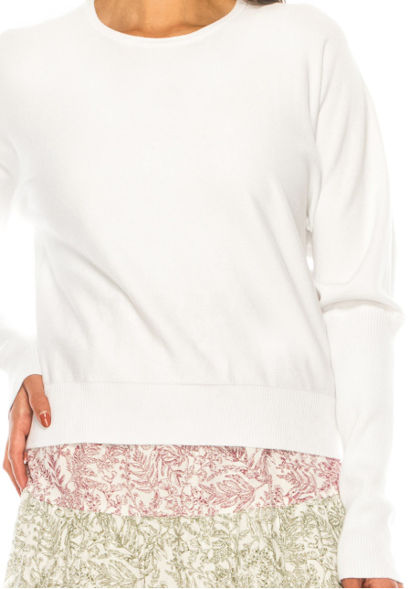 Everyday Classic White Pullover