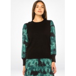 Deep Forest Dreams Black and Green Sweater