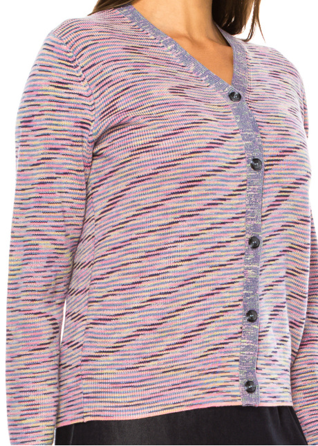 Rose Hues Striped Knitwear