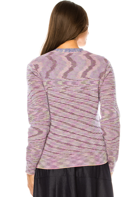 Rose Hues Striped Knitwear