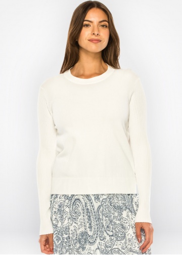 Pure Elegance Button-Trim Sweater Pure Elegance Button-Trim Sweater
