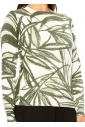 Green Leaf Illusion Knit Top